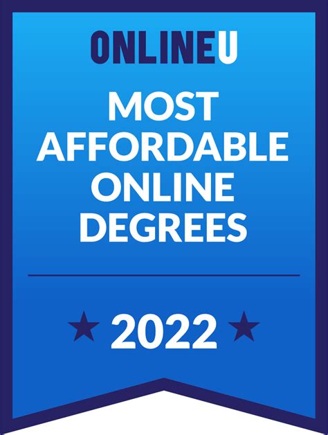 most affordable online degree program